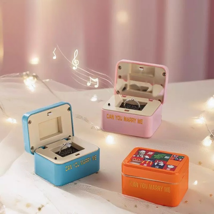 Puzzle Proposal Ring Box