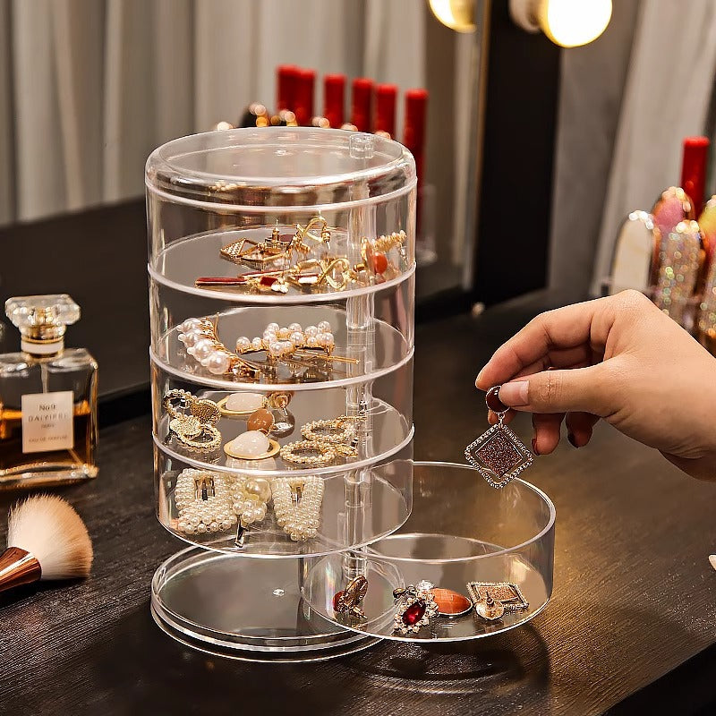 Rotating Acrylic Jewelry Organizer