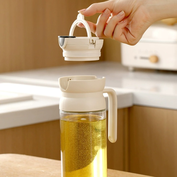 Auto Pour Glass Oil Dispenser