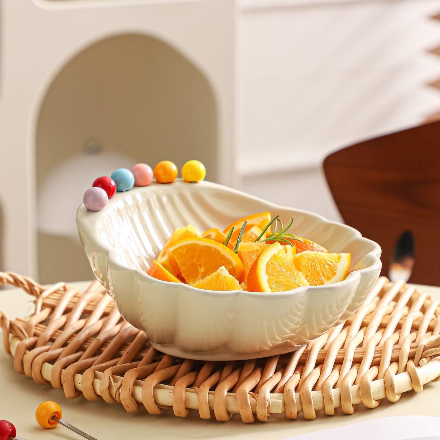 Shell Shape Fruit Bowl