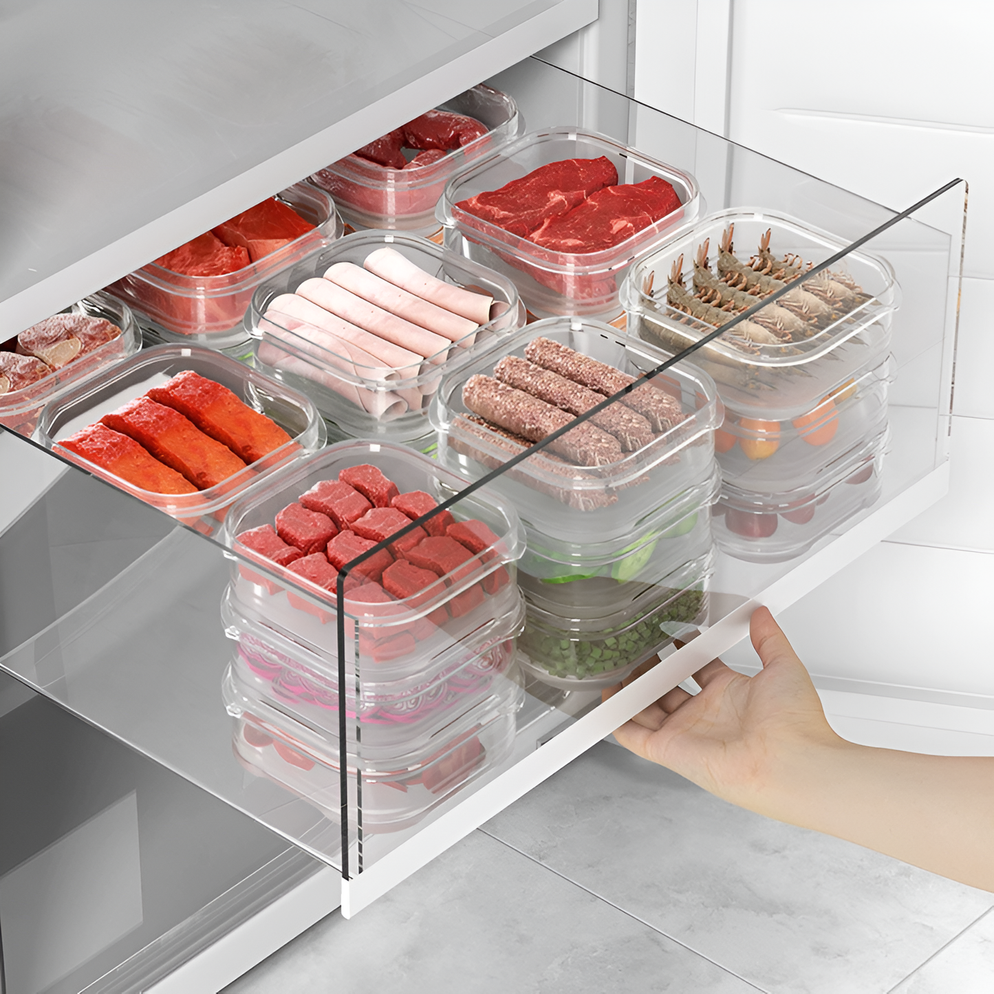 Transparent Food Container
