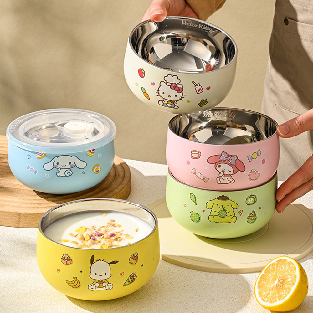 Sanrio Themed Food Bowl Set