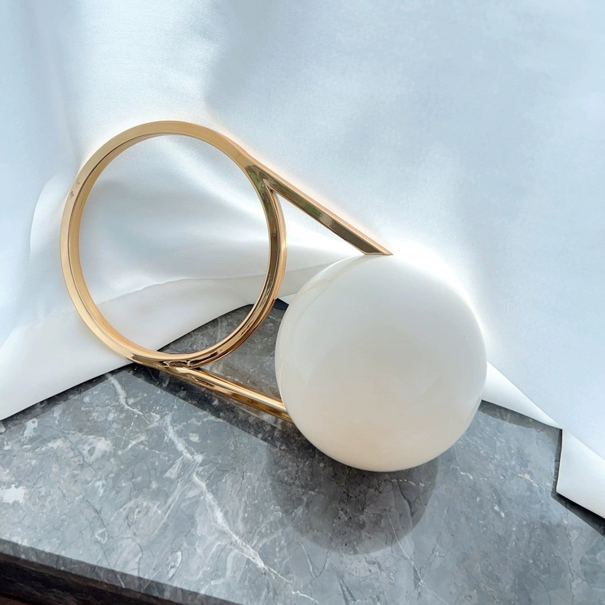 Ball Handle Mini Luxury Handbag