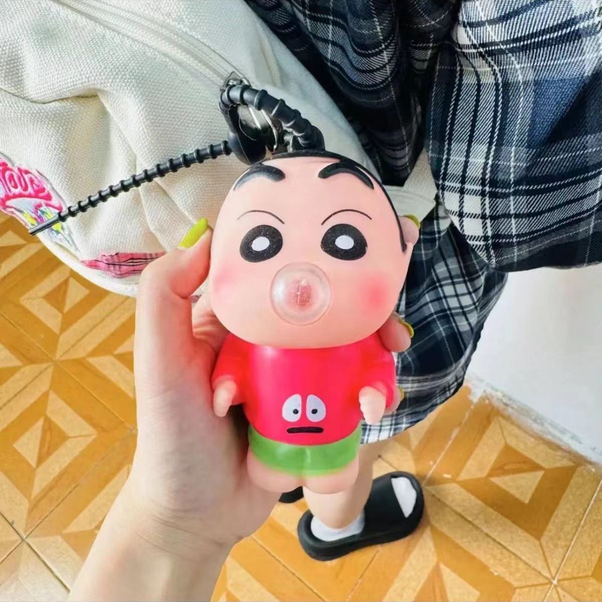 Shin-chan Bubble Pop Keychain