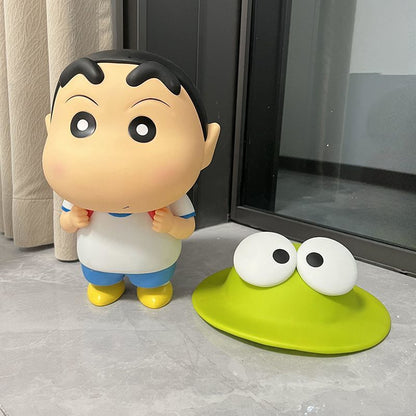Shin-chan Frog Hat Figurine