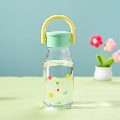 Sweet Pastel Glass Bottle