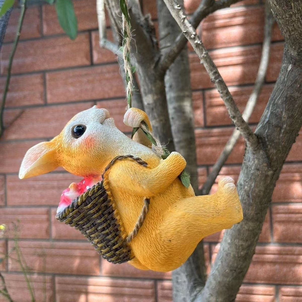 Climbing Rabbit Ornament