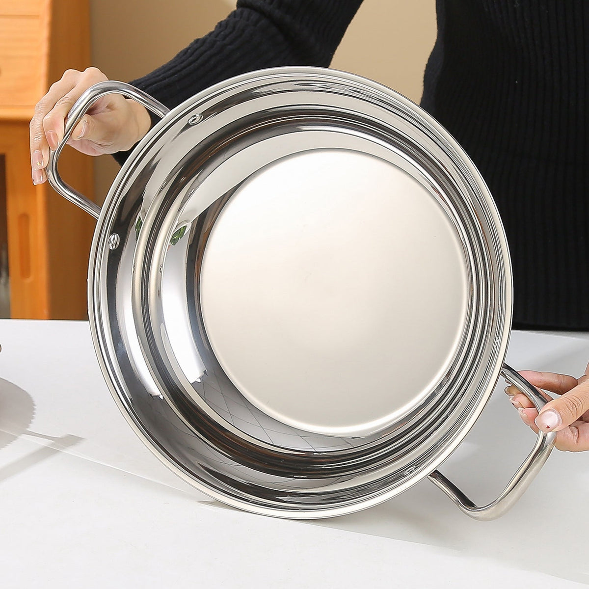 Steel Kadai Pan