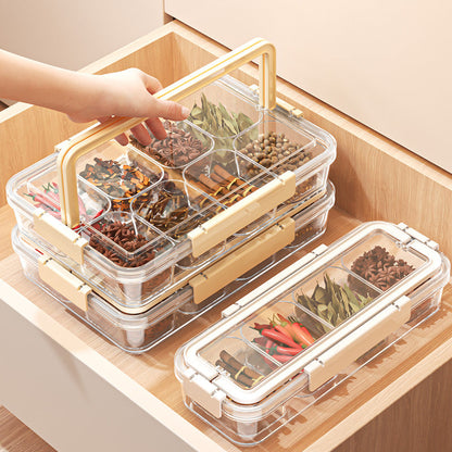 Multi compartment storage box