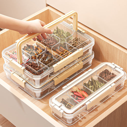 Multi compartment storage box