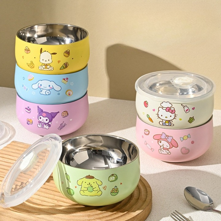 Sanrio Themed Food Bowl Set