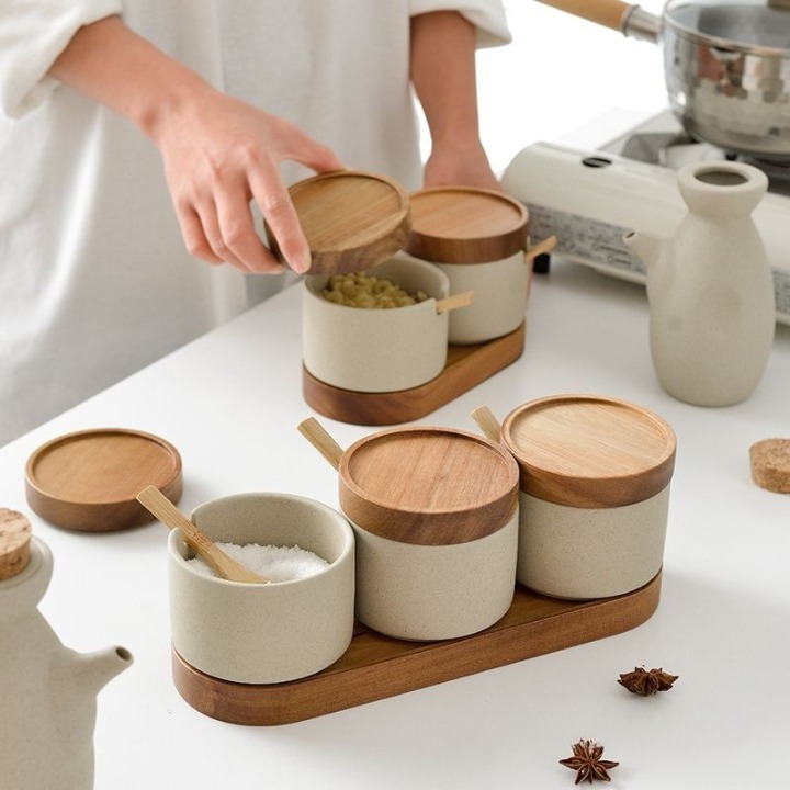 Nordic Condiment Jar Set