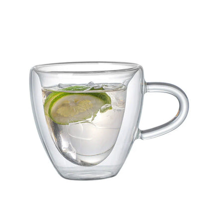 Heart Shaped Double Layer Cup
