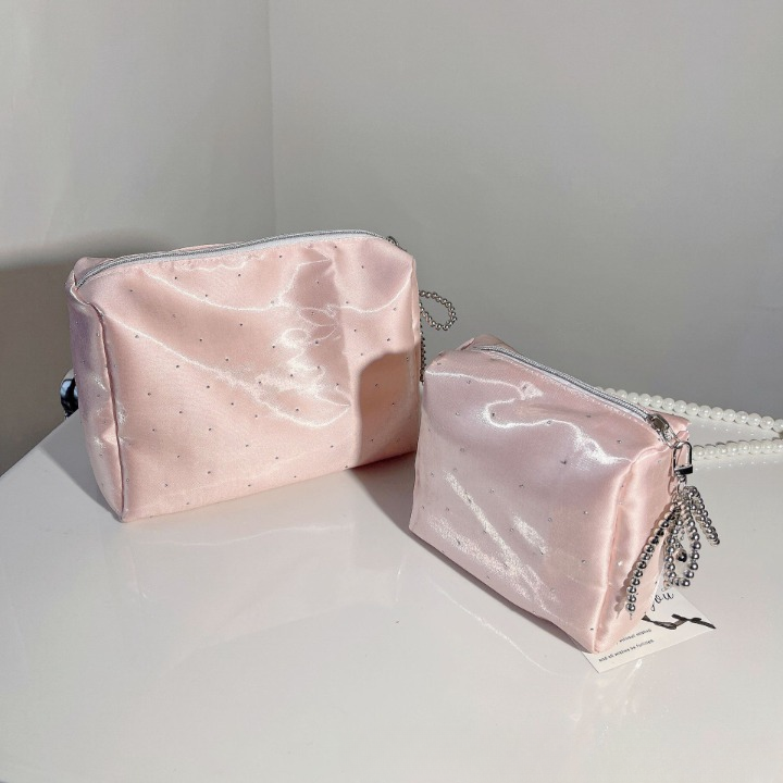 Crystal Makeup Pouch