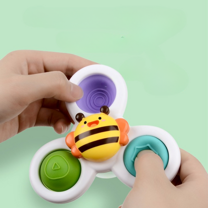 Suction Cup Spinning (Pack of 3 Designs)