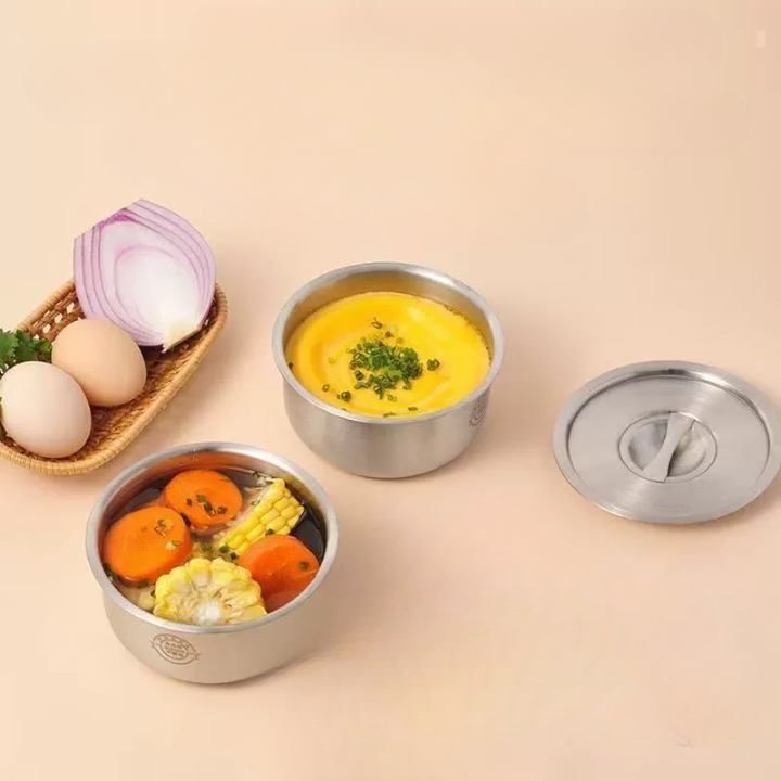 Stainless Steel Steamed Bowl Set