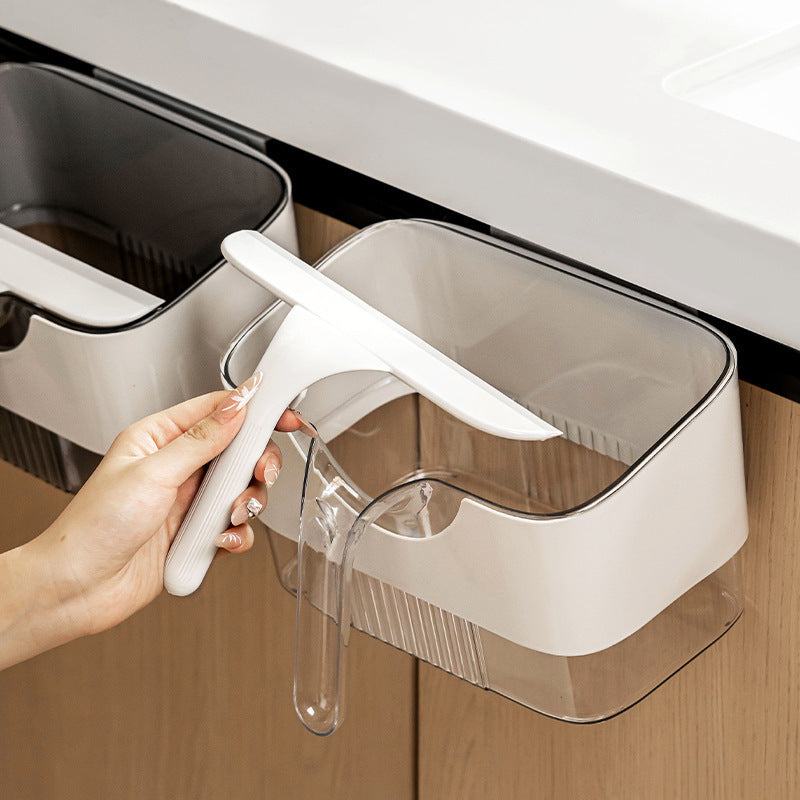 Kitchen Waste Bin with Scraper