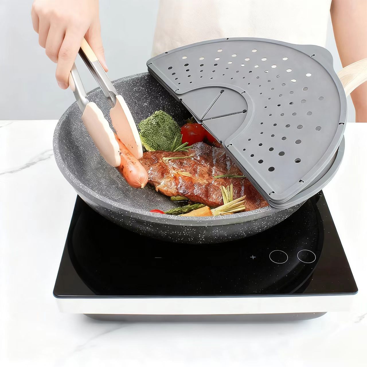 Silicone Pan Splash Guard – flyingcarts