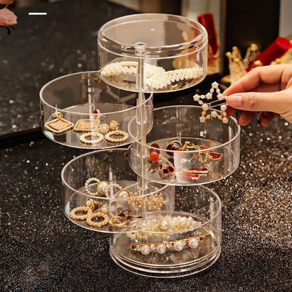 Rotating Acrylic Jewelry Organizer