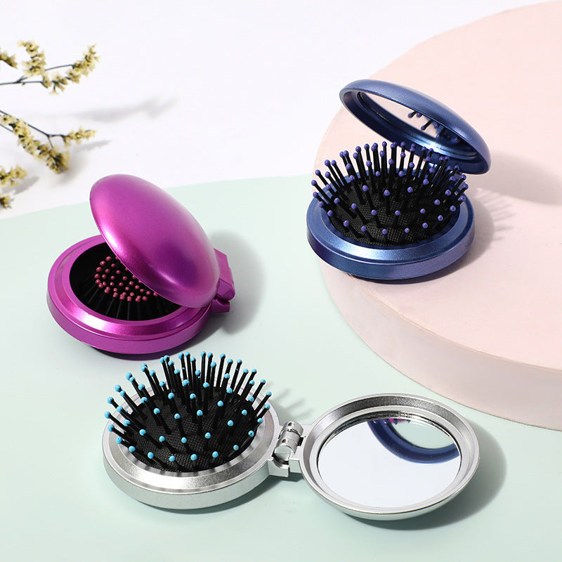 Mini Hair Comb with Mirror