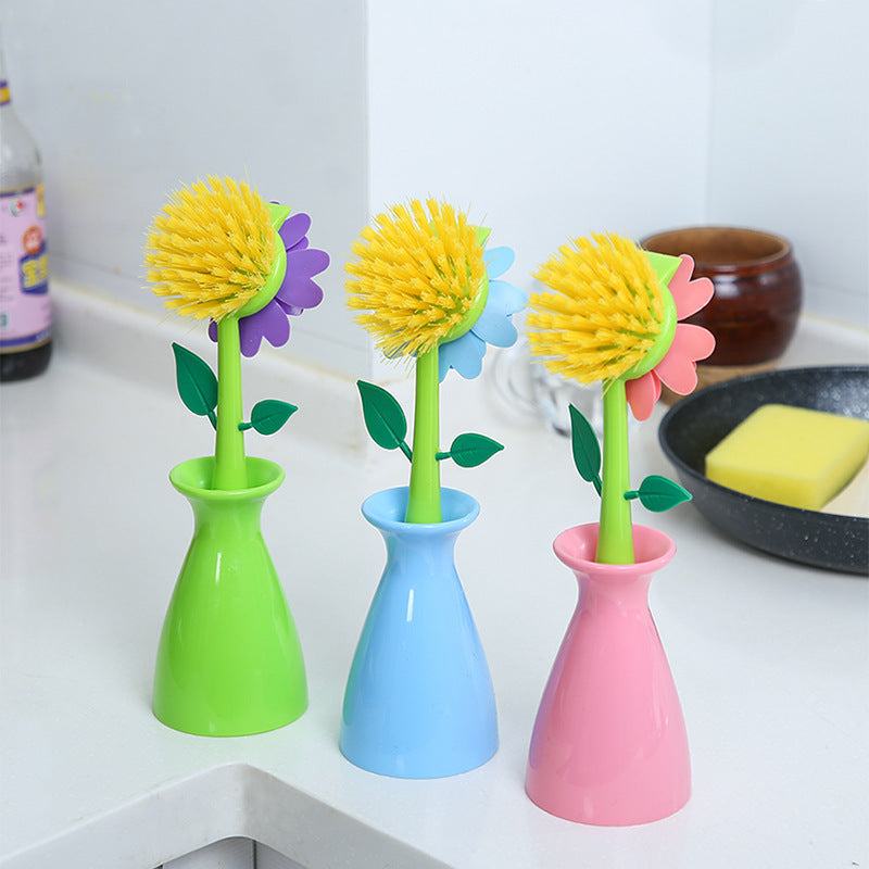 Flower Scrubber with Vase