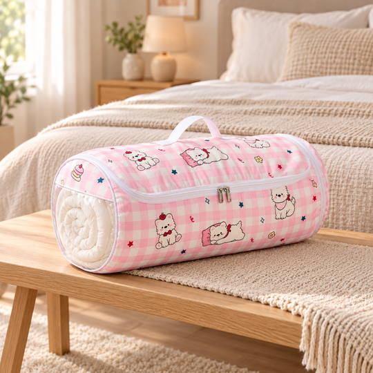 Roll Up Storage Bag — bedroom