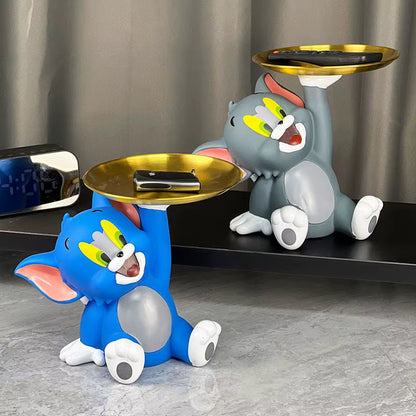 Mini Cat Figurine Tray