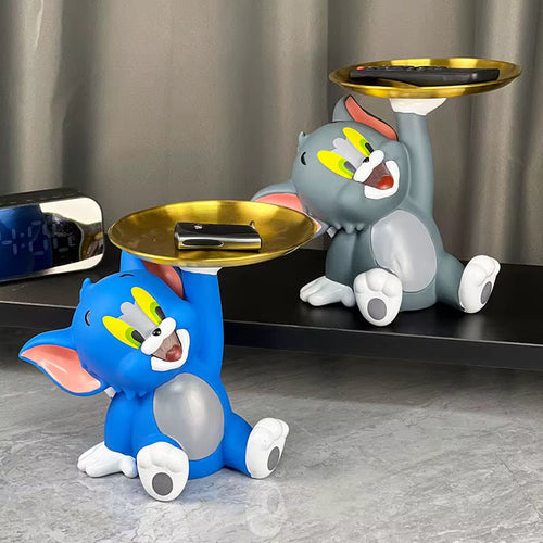 Mini Cat Figurine Tray
