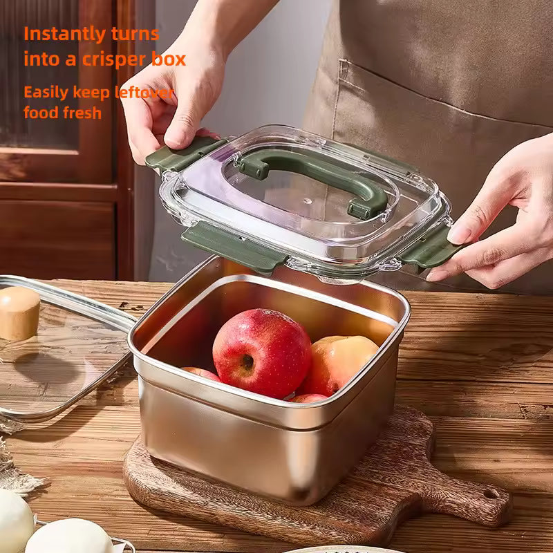 2-in-1 Fryer & Food Storage Container
