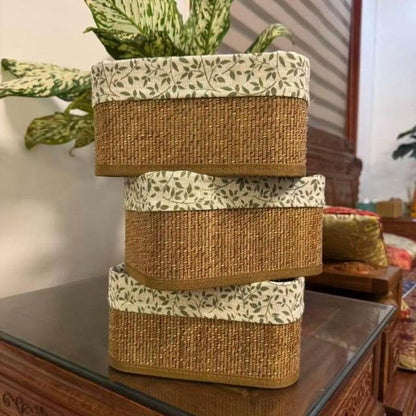 Woven Desktop Storage Box