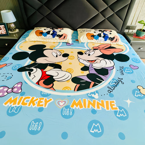 Mickey Minnie Bedsheet