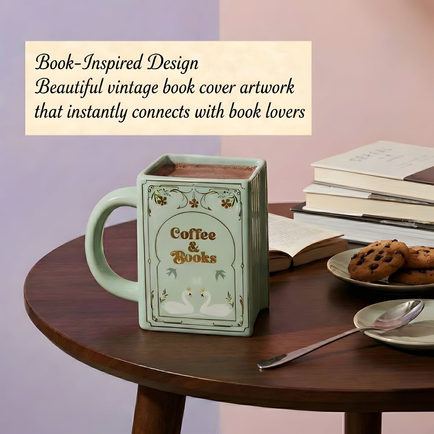 Pastel Book Mug