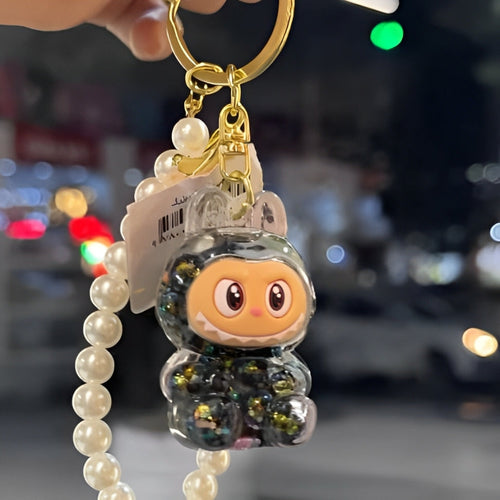 Labubu Pearl Keychain