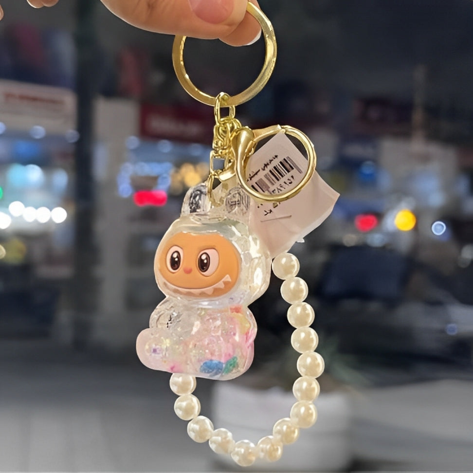 Labubu Pearl Keychain