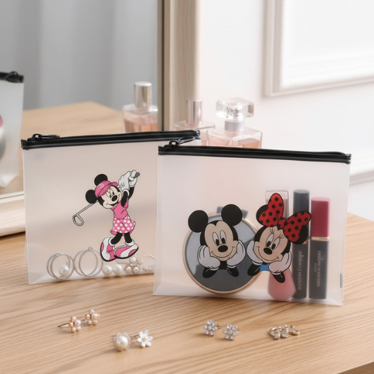 Mickey & Minnie Zipper Pouch