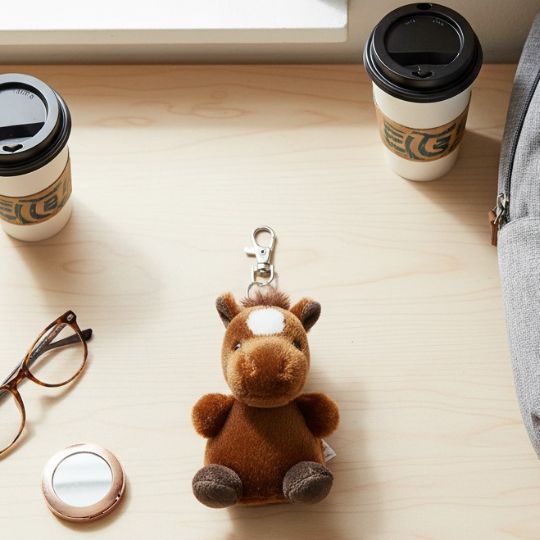 Plush Horse Charm