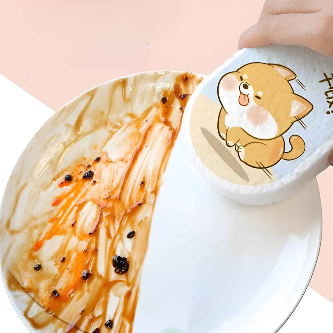 Cartoon Dishwashing Sponge