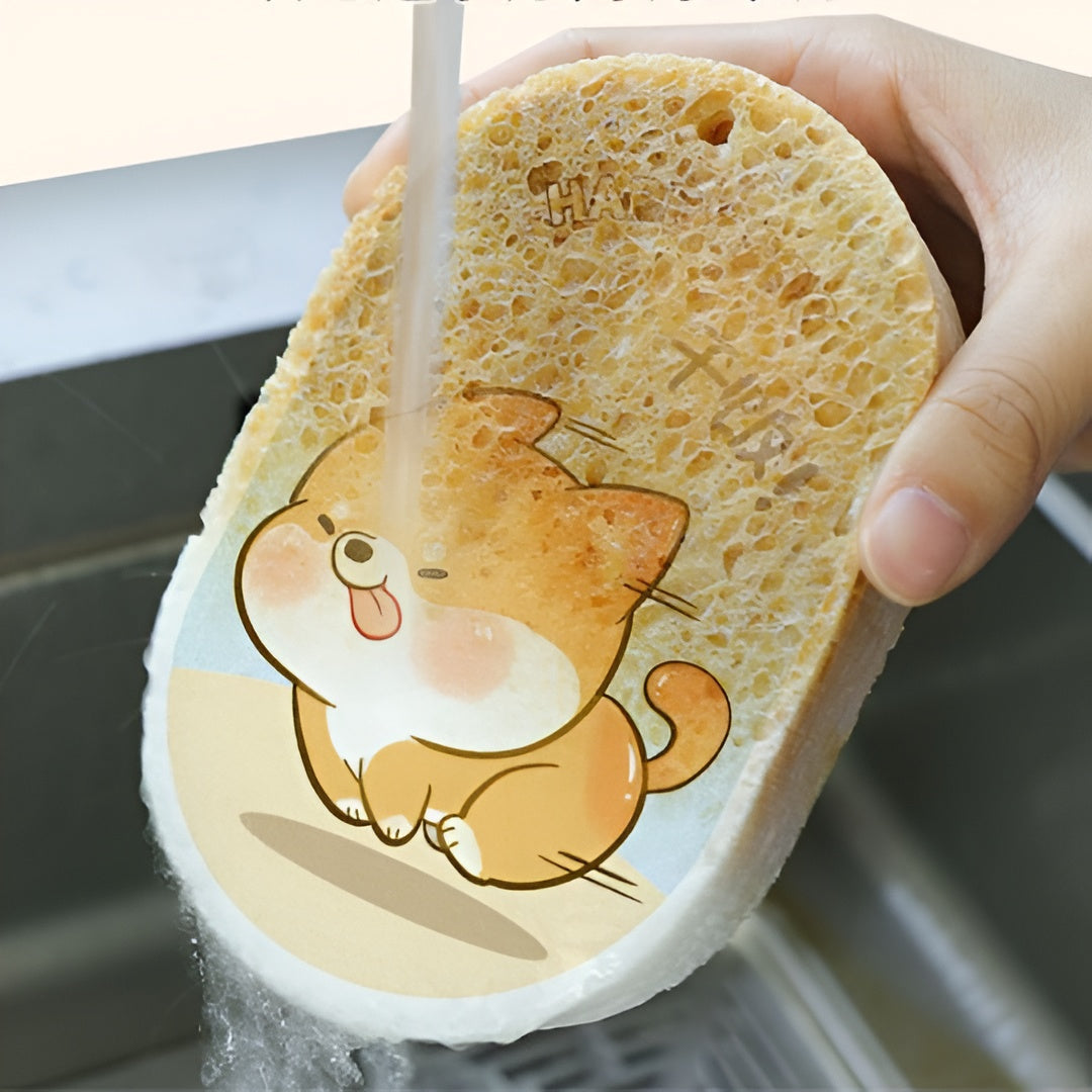 Cartoon Dishwashing Sponge