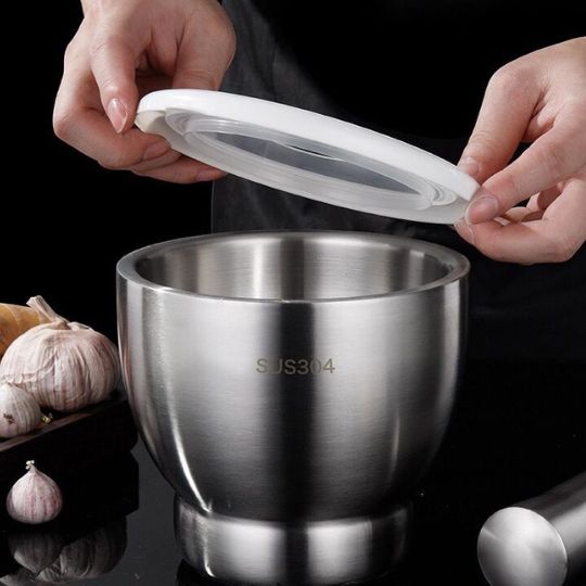 Stainless Steel Mortar and Pestle