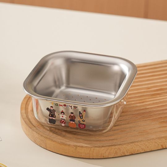 Steel Double-Layer Drain Basket