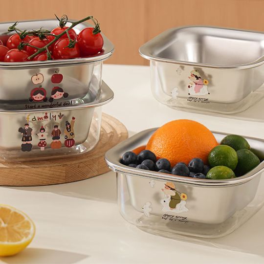 Steel Double-Layer Drain Basket