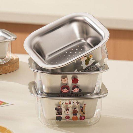 Steel Double-Layer Drain Basket