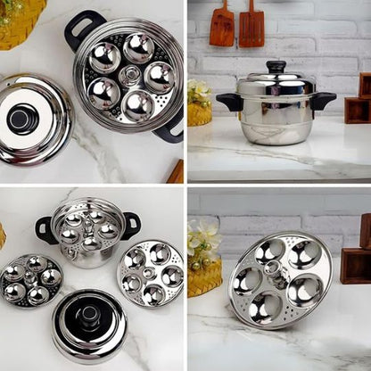 Stainless Steel Mini Idli Pot