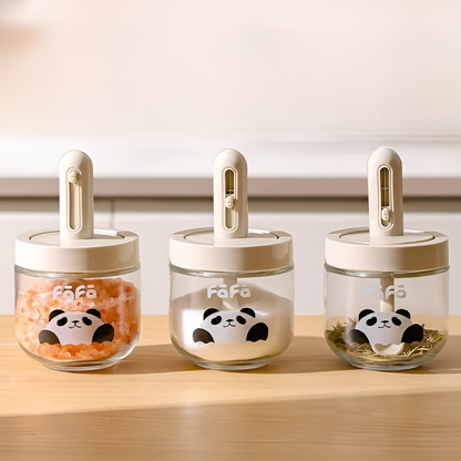 Panda Oil & Seasoning Jar Set