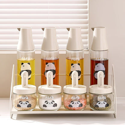 Panda Oil & Seasoning Jar Set