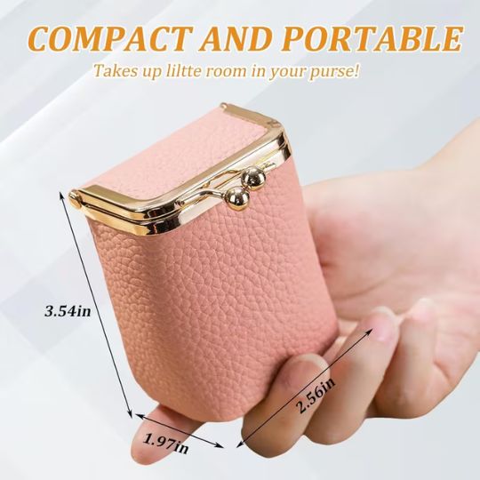 Mini Leather Lipstick Case