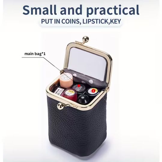 Mini Leather Lipstick Case