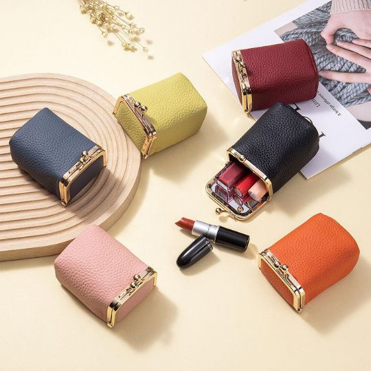 Mini Leather Lipstick Case