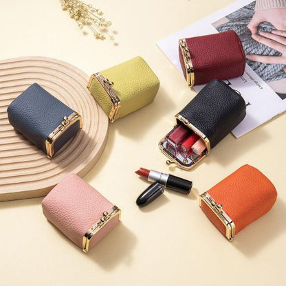 Mini Leather Lipstick Case