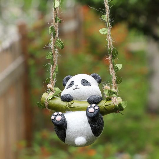 Cute Panda Swinging Ornament